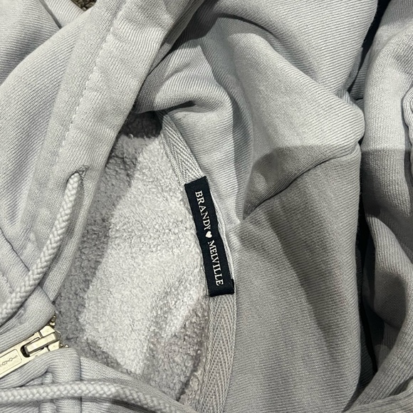 BRANDY CROPPED ZIP UP - Picture 3 of 6